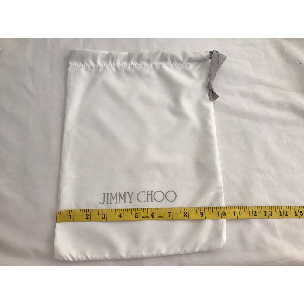 Jimmy Choo Storage Drawstring Dust Bag White 14" … - image 7